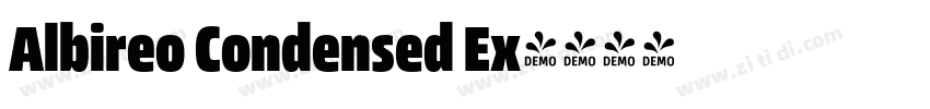 Albireo Condensed Ex字体转换